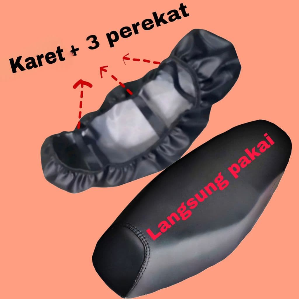 Sarung Jok Motor Bahan Kulit Anti Air Anti Rembes Anti Licin Langsung Pakai Bisa Semua Jenis Motor - Image 1